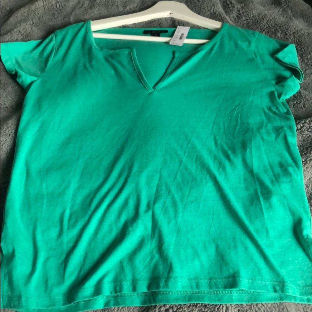 J crew green top